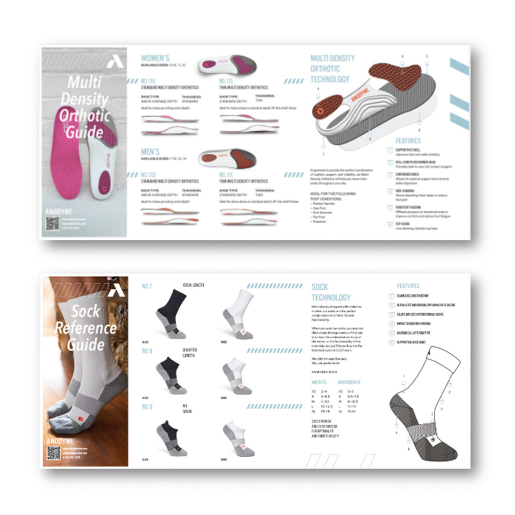 Sock and Multi Density Orthotic Reference Guide